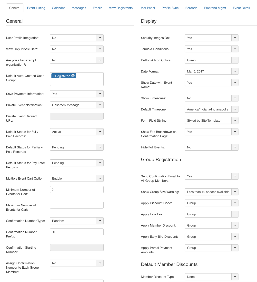 Dt Register new backend