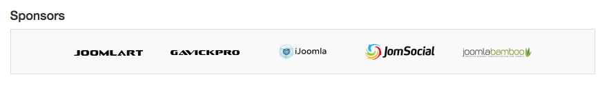 sponsor in event joomla extension