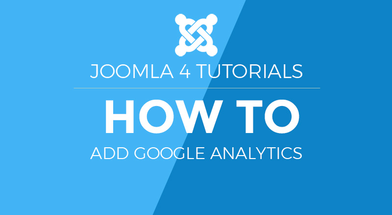 add Google Analytics Tracking Code in Joomla 4