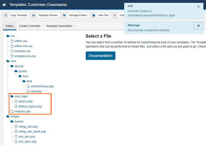 Joomla login module Override in Joomla 4