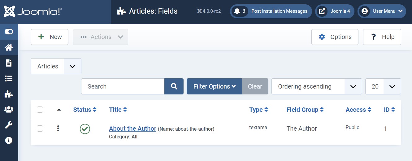 Joomla 4 custom fields