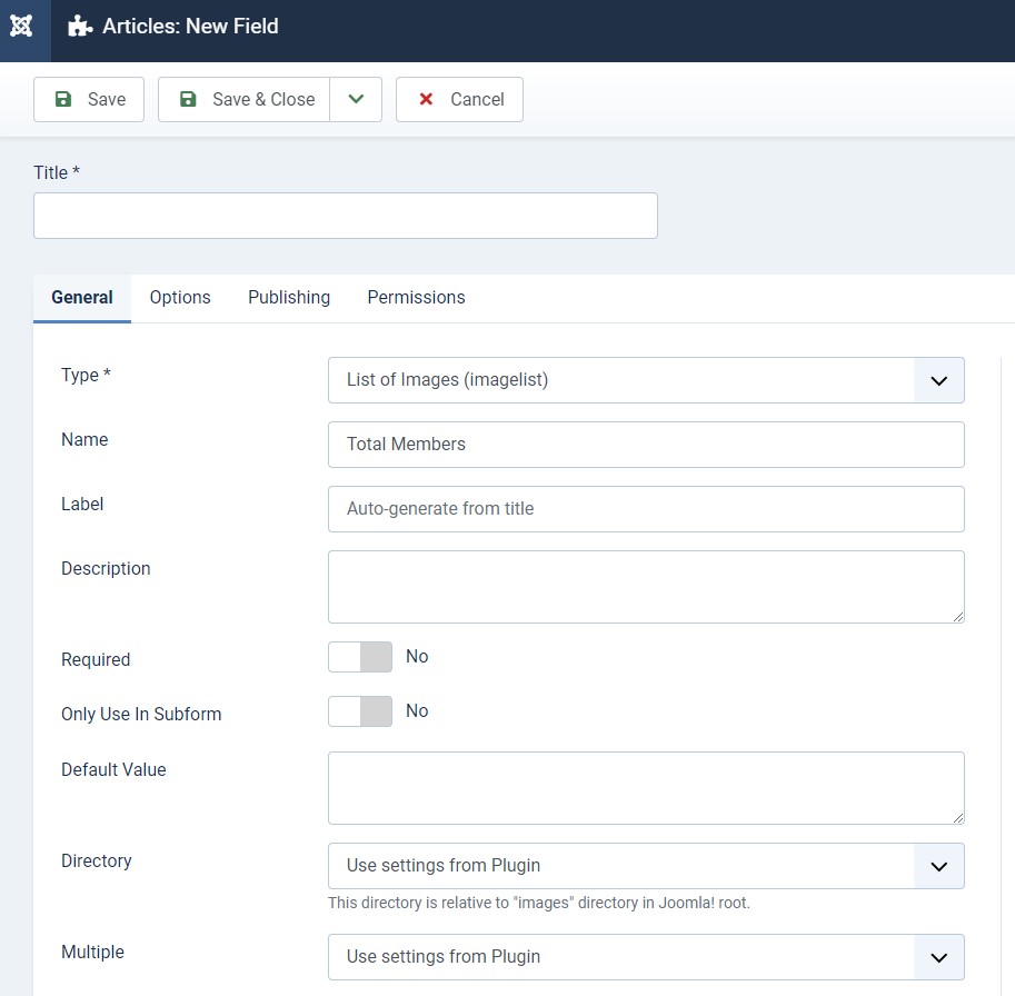 Joomla 4 custom fields