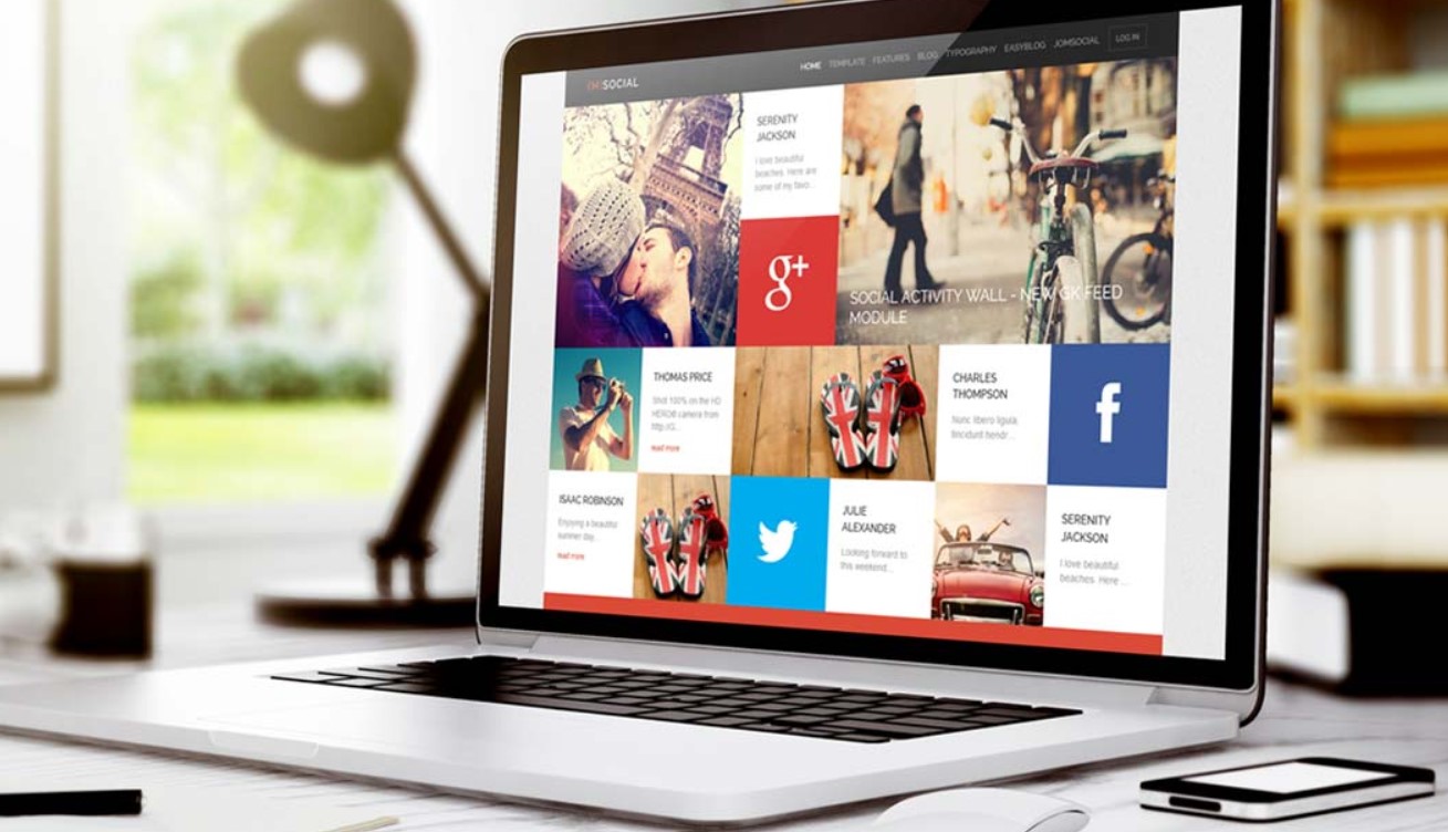 m social joomla template