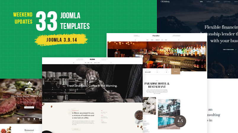 33 gavick Joomla templates updated