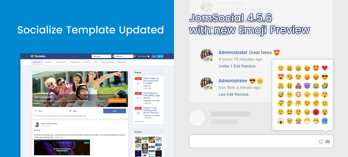 Joomlart weekend updates