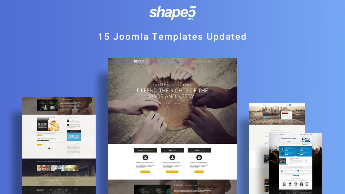 15 Joomla templates and extensions updated for Joomla 3.9.1 and bug fixes