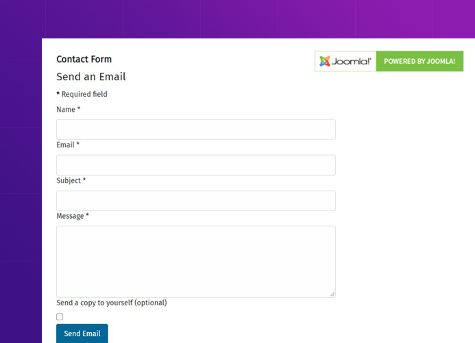 Contact us page in Joomla 4