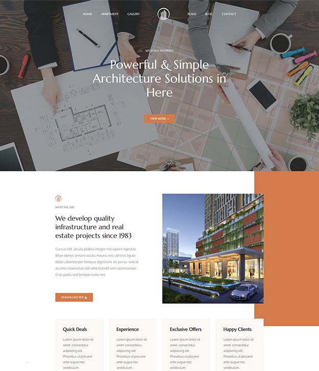 T4 Joomla page builder for real estate website