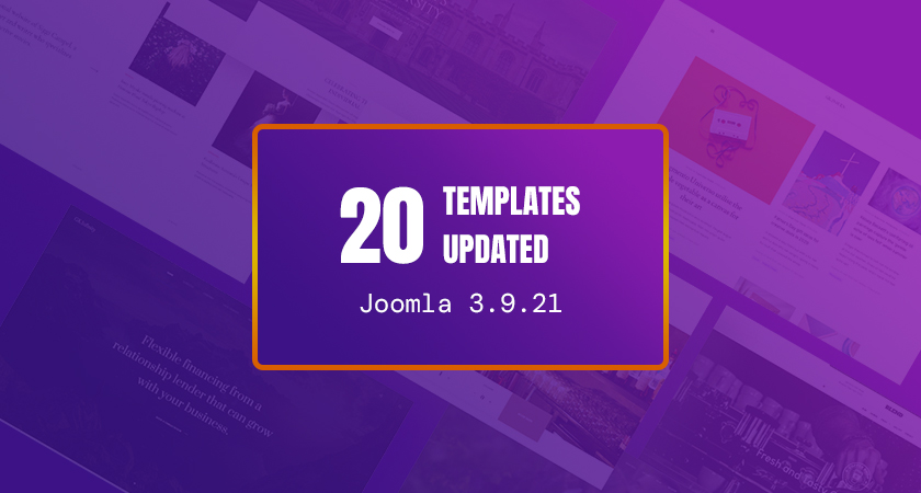 20 gavick Joomla templates updated