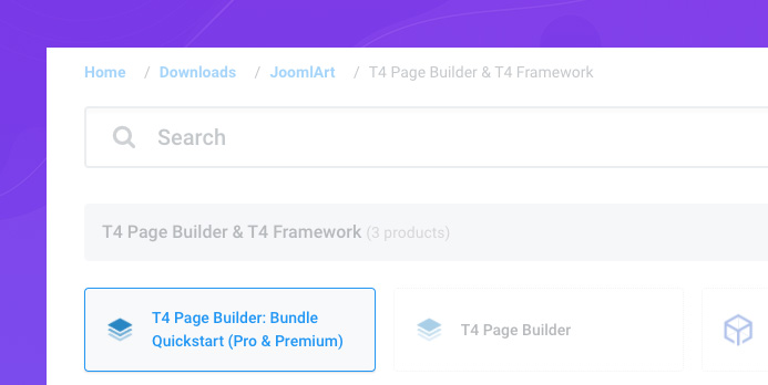 joomla page builder page import