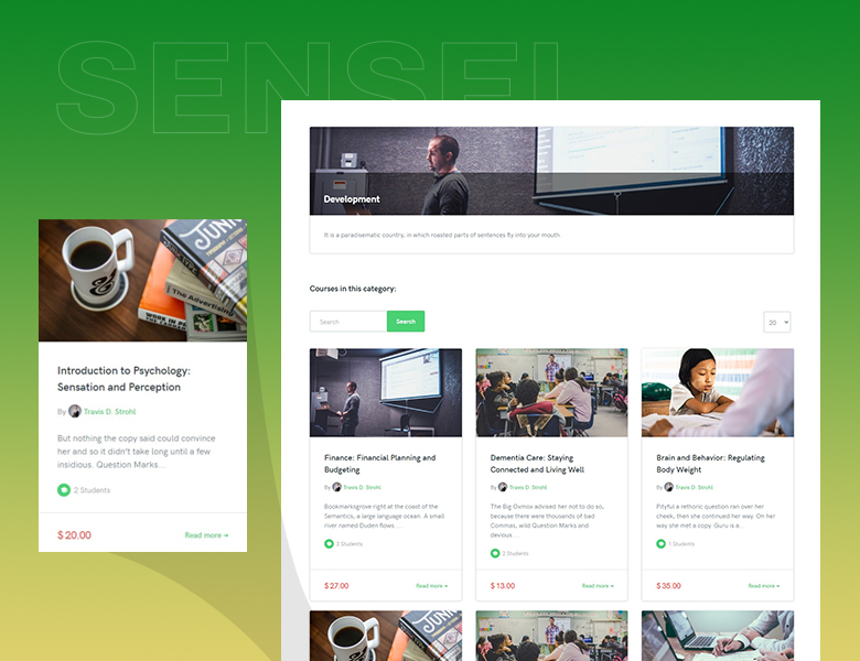 Joomla lms template for Joomla 4