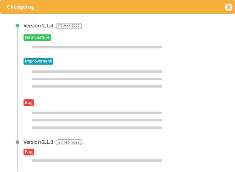 Joomlart product changelog