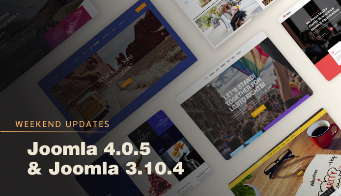 [Updates] 37 Joomla templates updated to Joomla 4.0.5 and Joomla 3.10.4
