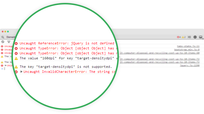 Referenceerror jquery is not defined. Find js.