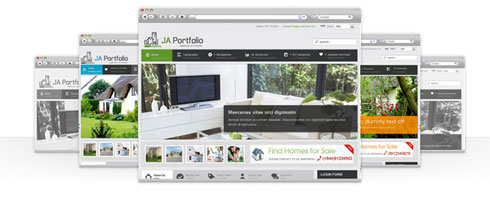 JA Portfolio - September Joomla Template (beta) Released...