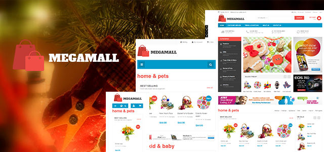 Responsive Magento theme JM MegaMall