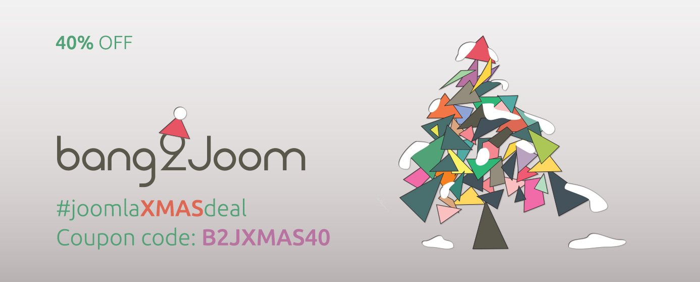 Best Joomla Christmas Deals 2013 on everything Joomla related