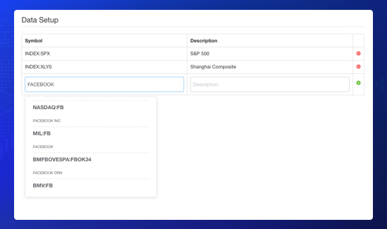 joomla finance extension auto compelete company symbol search