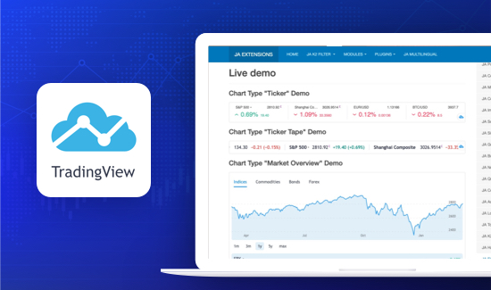 joomla tradingview extension - JA Finance