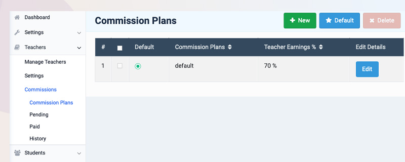 joomla lms extension teacher settings