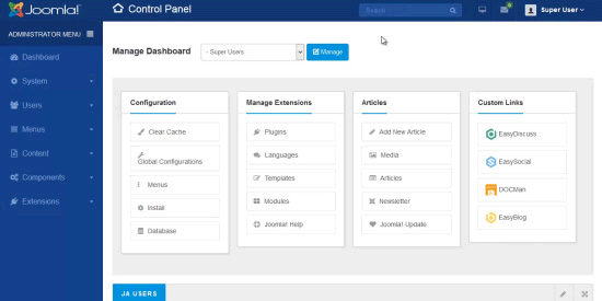 dashboard profile