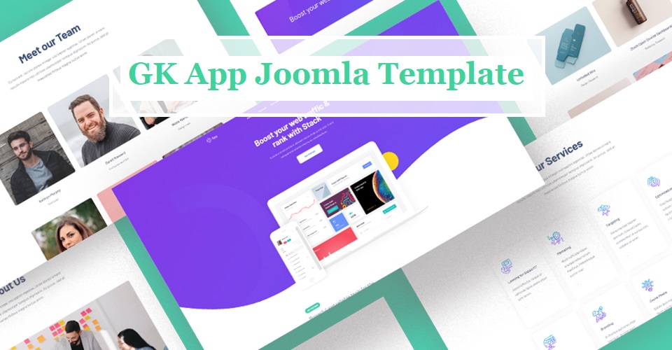 app & software Joomla Template