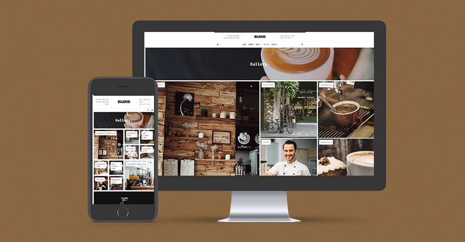 restaurant Joomla template photo gallery