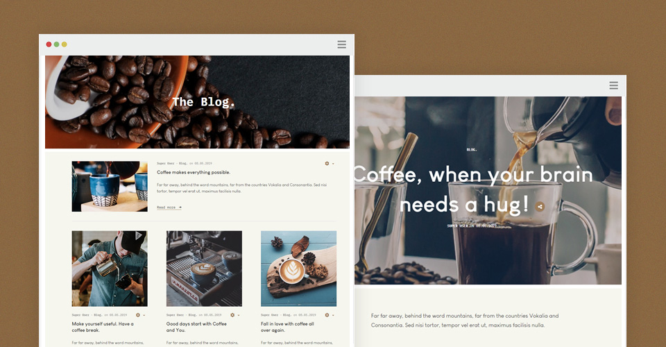  Special blog articles style - GK Blend Joomla template