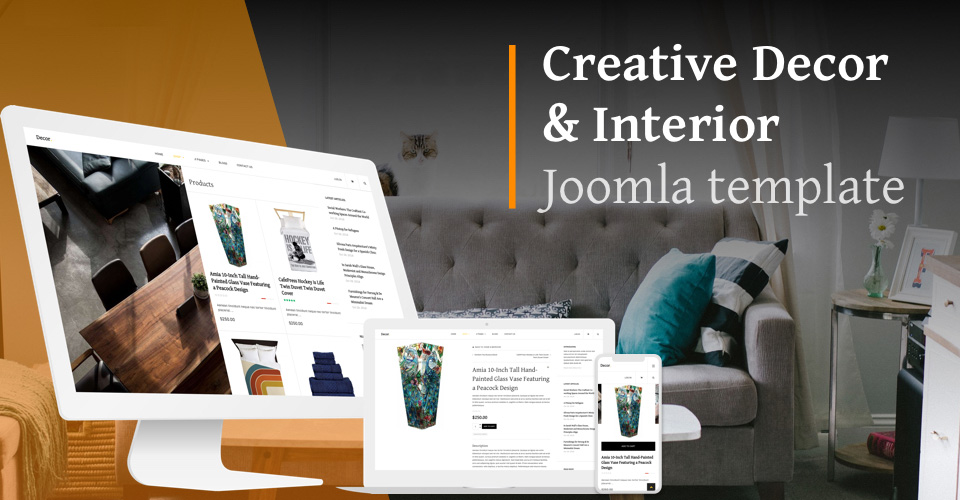 eCommerce Joomla template - GK Decor