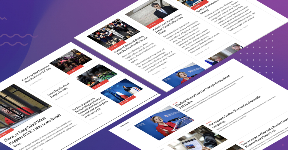 news Joomla template