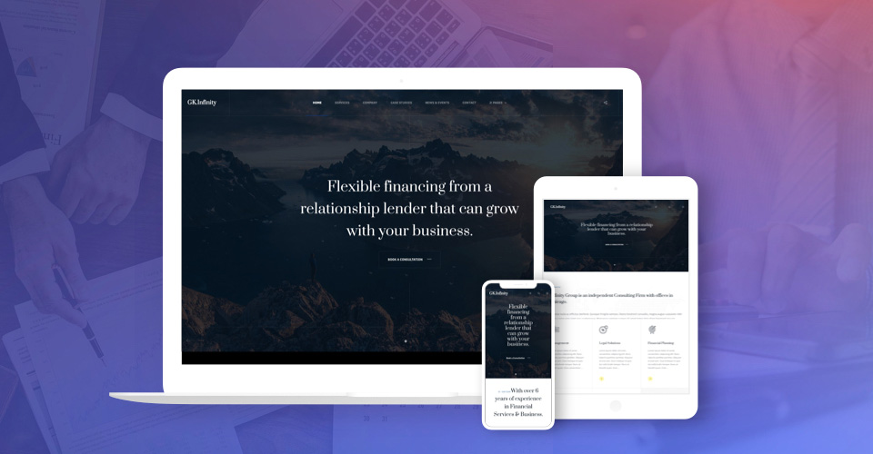 GK Infinity joomla template