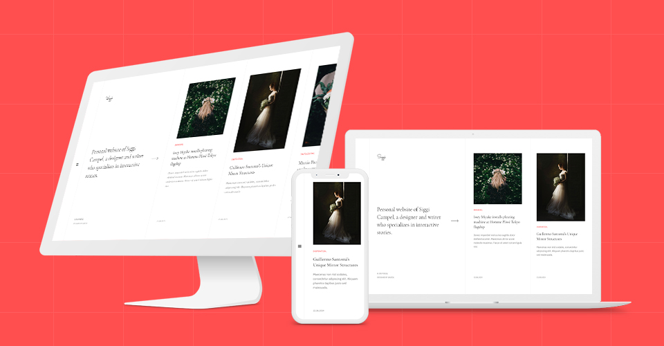 responsive blog Joomla template