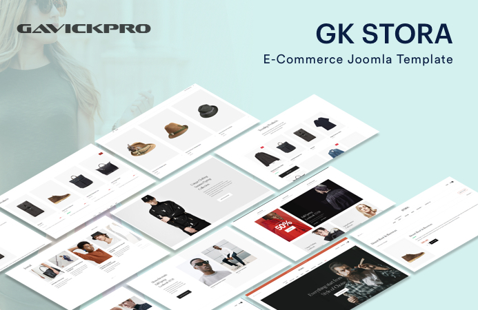 eCommerce Joomla template GK Stora