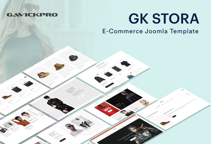 Joomla ecommerce template GK Stora