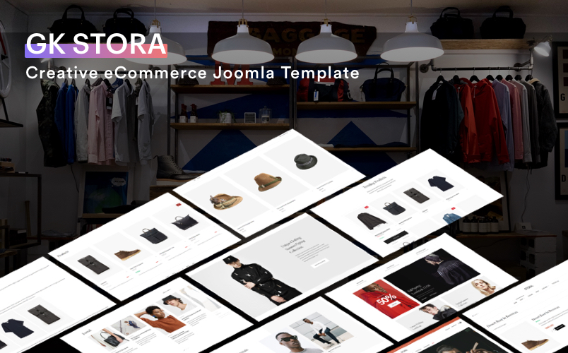 eCommerce Joomla template - GK Stora