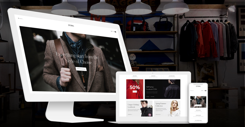 Responsive joomla template GK Stora