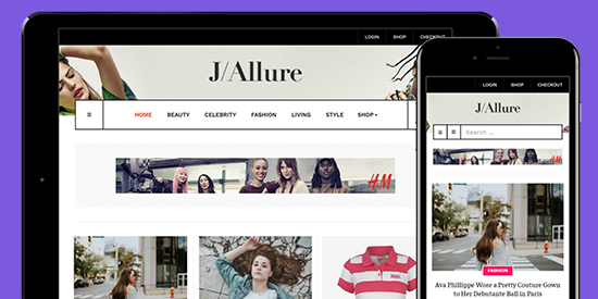 responsive fashion magazine joomla template