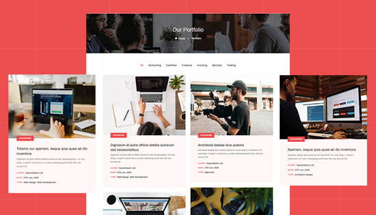 consulting business portfolio joomla template