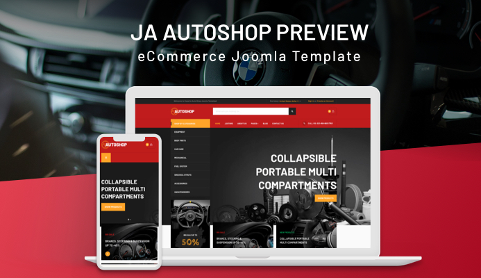 eCommerce Joomla template