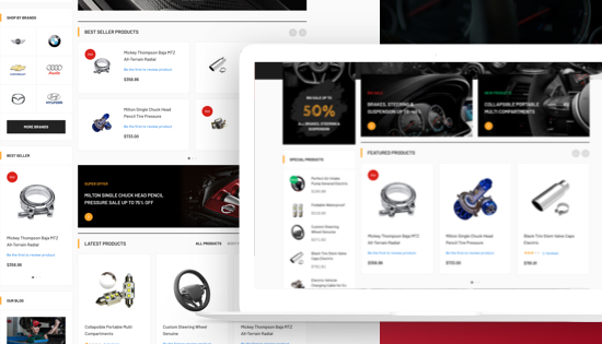 ecommerce joomla template