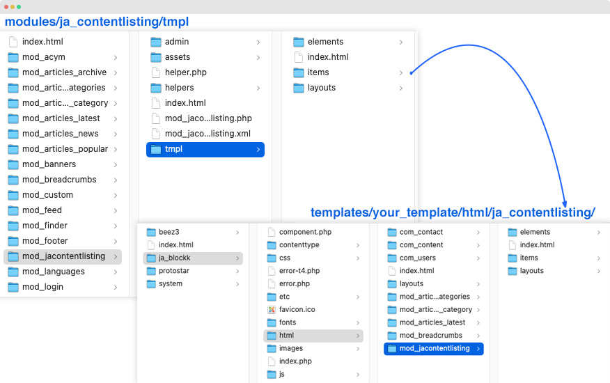 ja content listing featured article override