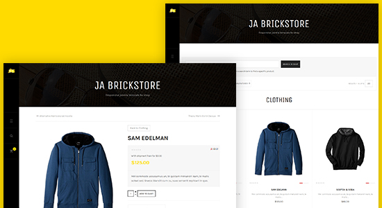 eCommerce joomla template