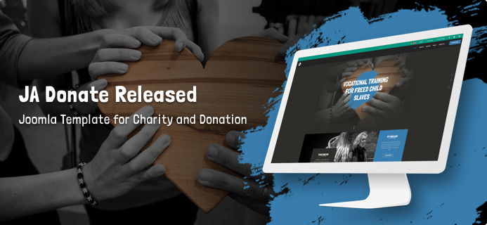 Charity and donation Joomla template - JA Donate 