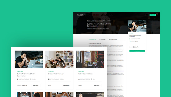 joomla template for education and online learning