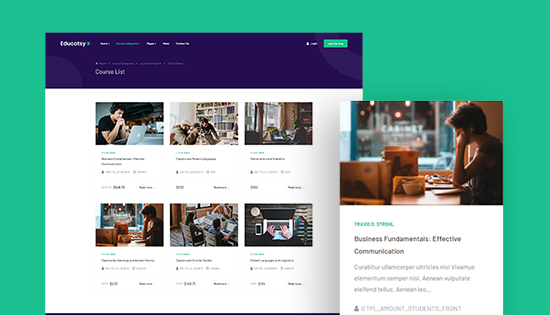 Joomla education template