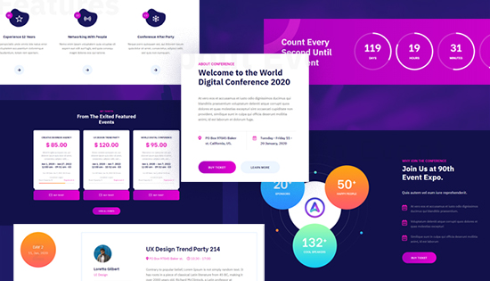 events booking joomla template