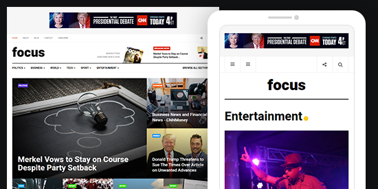 responsive news joomla template