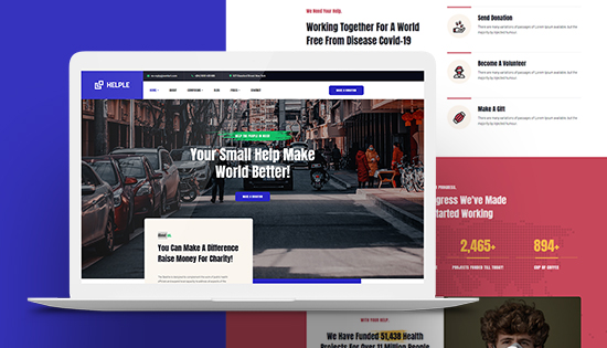 charity Joomla template