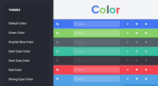 multi color intranet joomla template