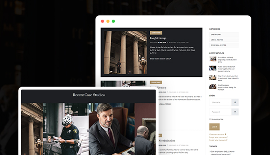 law firm joomla template